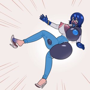 Rating: Questionable Score: 0 Tags: blackshirtboy breast_expansion cassie latex torn_clothes transformation witchworld User: Liru