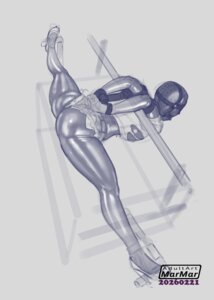 Rating: Questionable Score: 0 Tags: blindfold bondage cassie gag high_heels hood hotpants latex marmar shiny sketch splits torn_clothes witchworld User: Liru