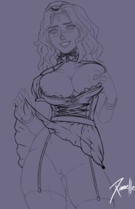 Rating: Questionable Score: 0 Tags: blush breasts crystal_maiden dota2 exhibitionism flashing maid pussy sketch xinaelle User: Liru