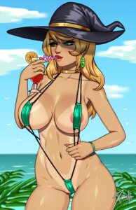 Rating: Questionable Score: 0 Tags: drink seraphina shiny sling_bikini swimsuit tan tropical witch witchworld xinaelle User: Liru