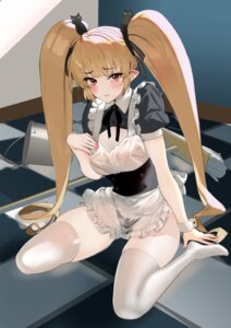 Rating: Questionable Score: 0 Tags: blush embarrassed hareno_chiame magipoka maid pachira skeb thigh_highs transparent User: Liru